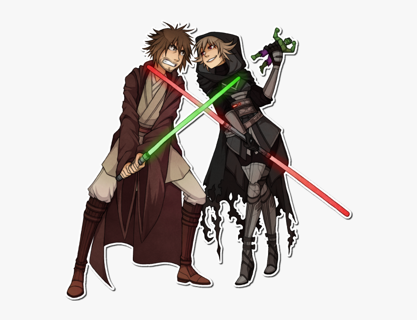 Sith Vs Jedi Png - Jedi Vs Sith Png, Transparent Png, Free Download