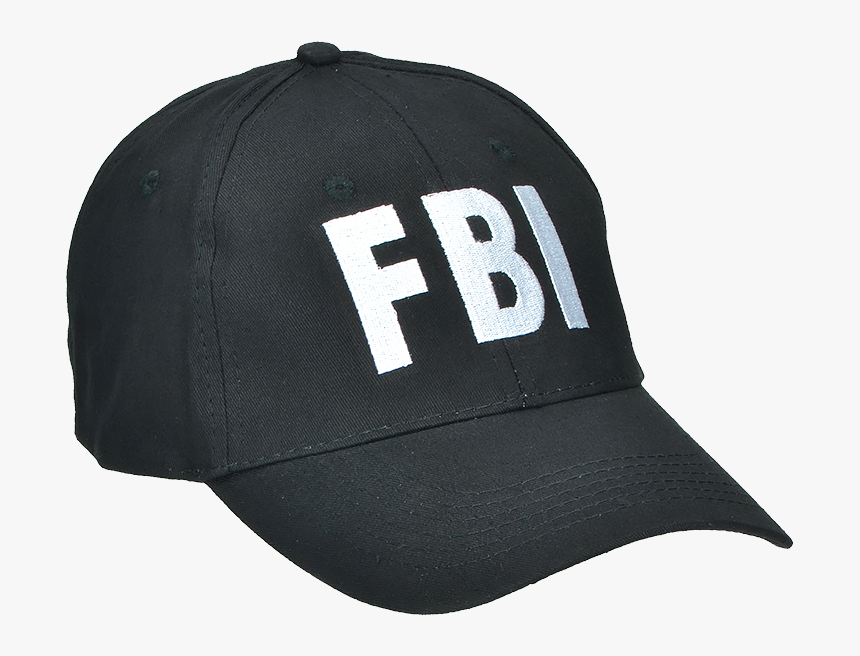 Fbi Cap Hat Png - Fbi Baseball Cap Png, Transparent Png, Free Download