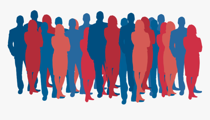 Audience Segmentation Of Silhouetted People - Silhouette, HD Png Download, Free Download