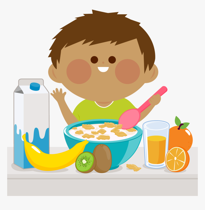 Transparent Dinner Clipart Png Eating Cereal Clipart Png Download Kindpng