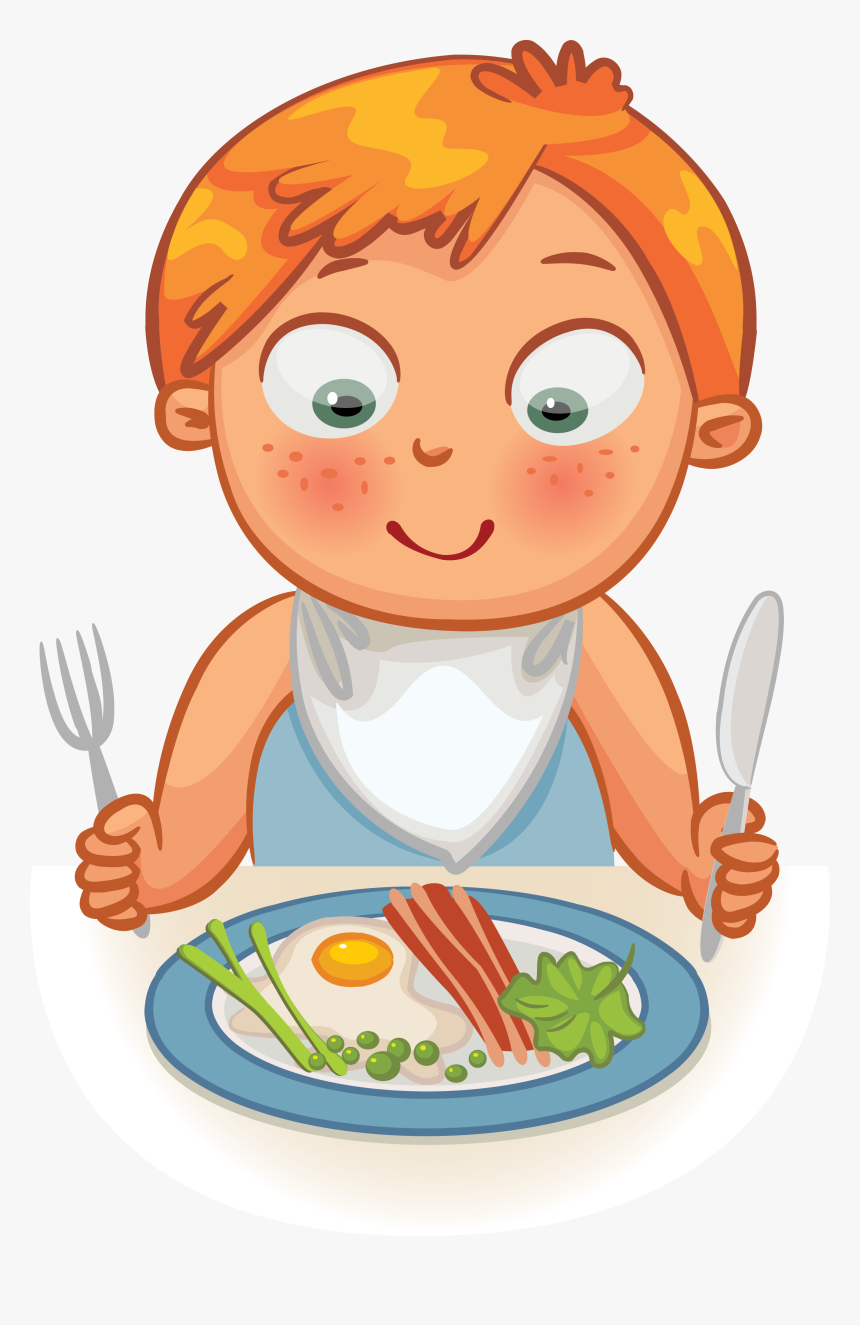 Pin By Lyudmila Ivanovna - Clipart Kid Eating, HD Png Download, Free Download