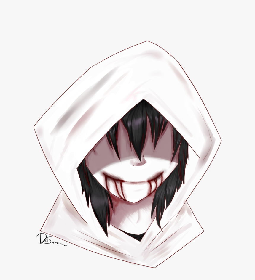 Killer Drawing Mouth - Jeff The Killer Mouth, HD Png Download, Free Download