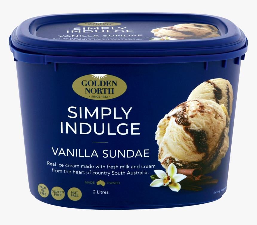 Simply Indulge Vanilla Sundae Ice Cream - Best Australian Ice Cream Brands, HD Png Download, Free Download