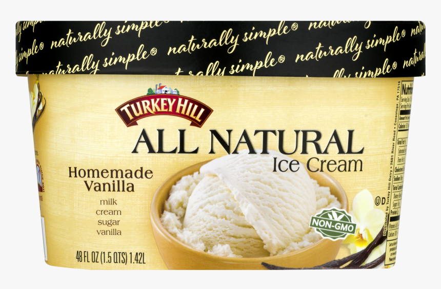 Turkey Hill Homemade Vanilla All Natural Ice Cream - Turkey Hill Ice Cream, HD Png Download, Free Download