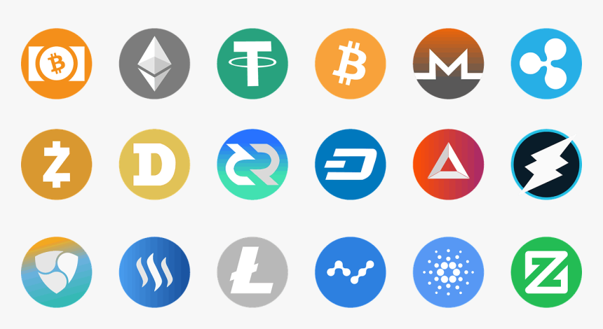 Cryptocurrency Tokens, HD Png Download, Free Download