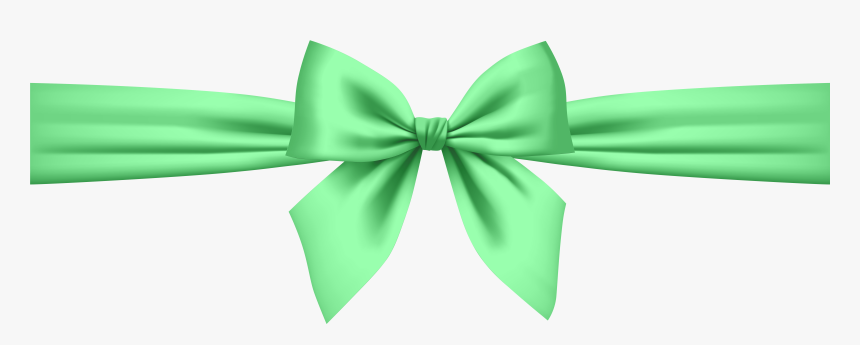 Green Bow Transparent Png Clip Art - Transparent Background Pink Bow Transparent, Png Download, Free Download