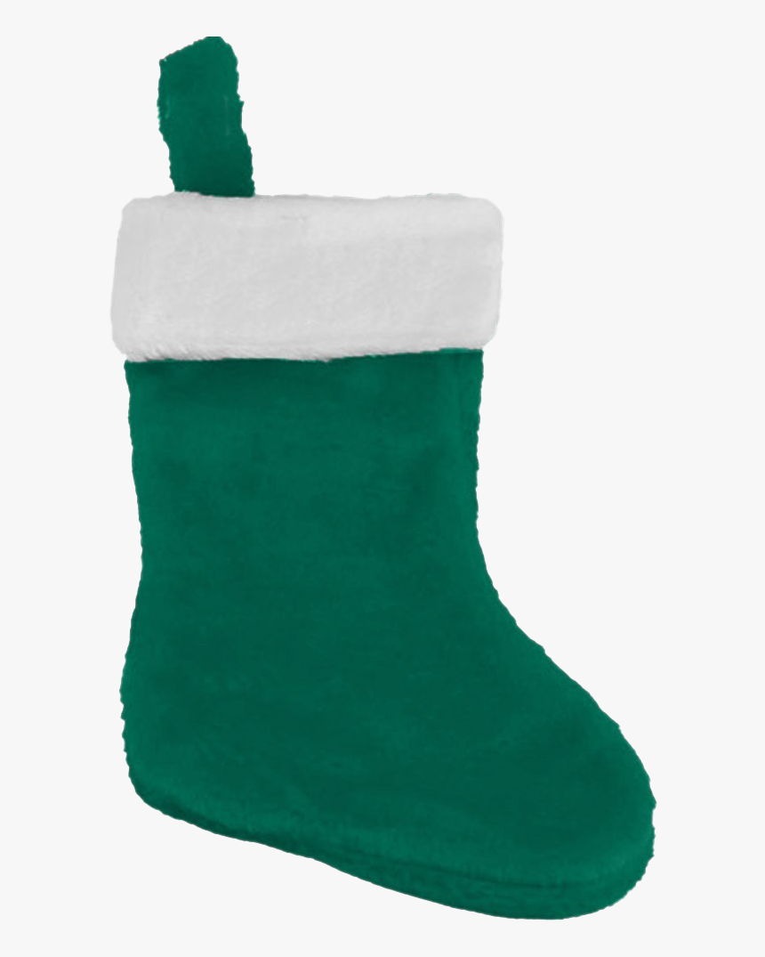 Green Christmas Stockings Transparent Background - Christmas Stocking, HD Png Download, Free Download