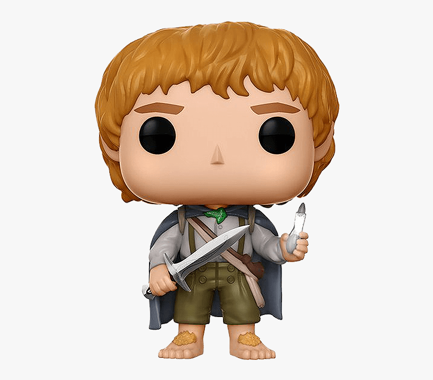 Lotr Samwise Gamgee Pop Figure Once The Young Hobbit - Samwise Funko Pop, HD Png Download, Free Download