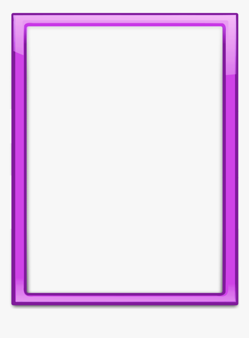 Red Frame Transparent Png Clipart Picture Frames Window - Paper Product, Png Download, Free Download