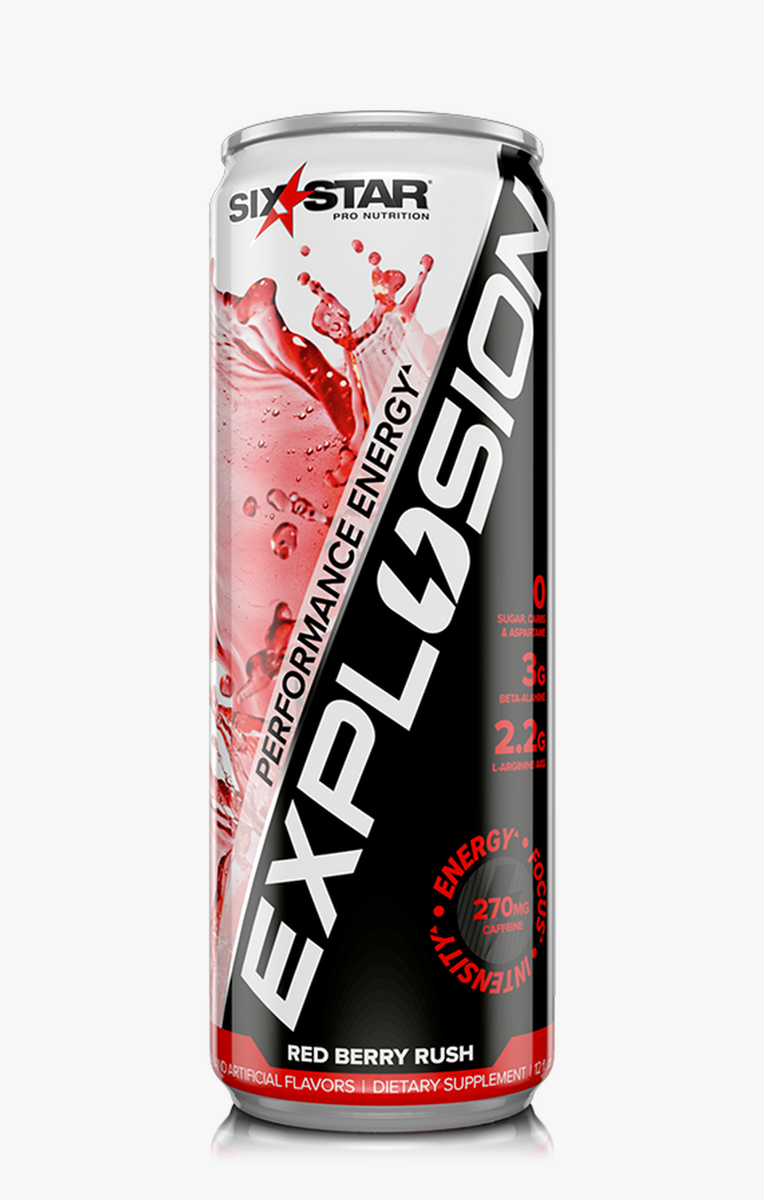 Performance Energy Explosion Can 6 Pack - Caffeinated Drink, HD Png Download, Free Download