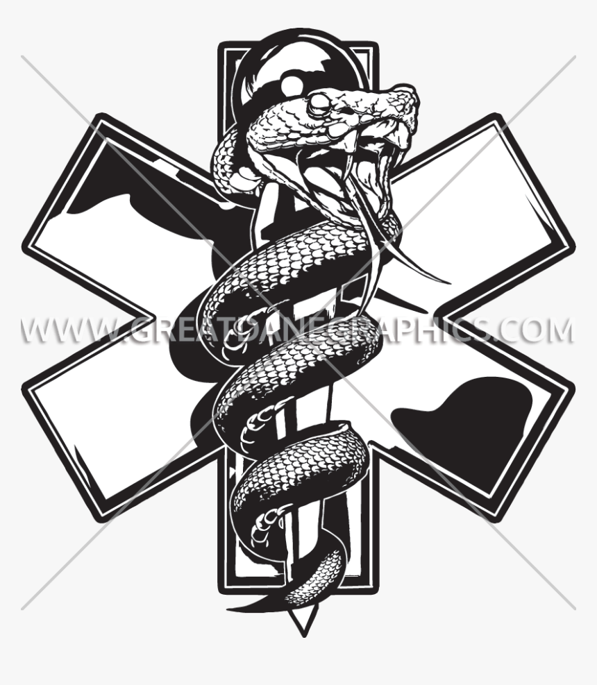 Ems Star Of Life Clipart Picture Freeuse Stock Ems - Star Of Life Snake, HD Png Download, Free Download