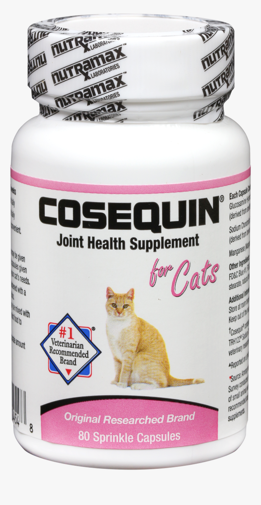 Nutramax Cosequin Joint Health Cat Supplement Bottle, HD Png Download, Free Download