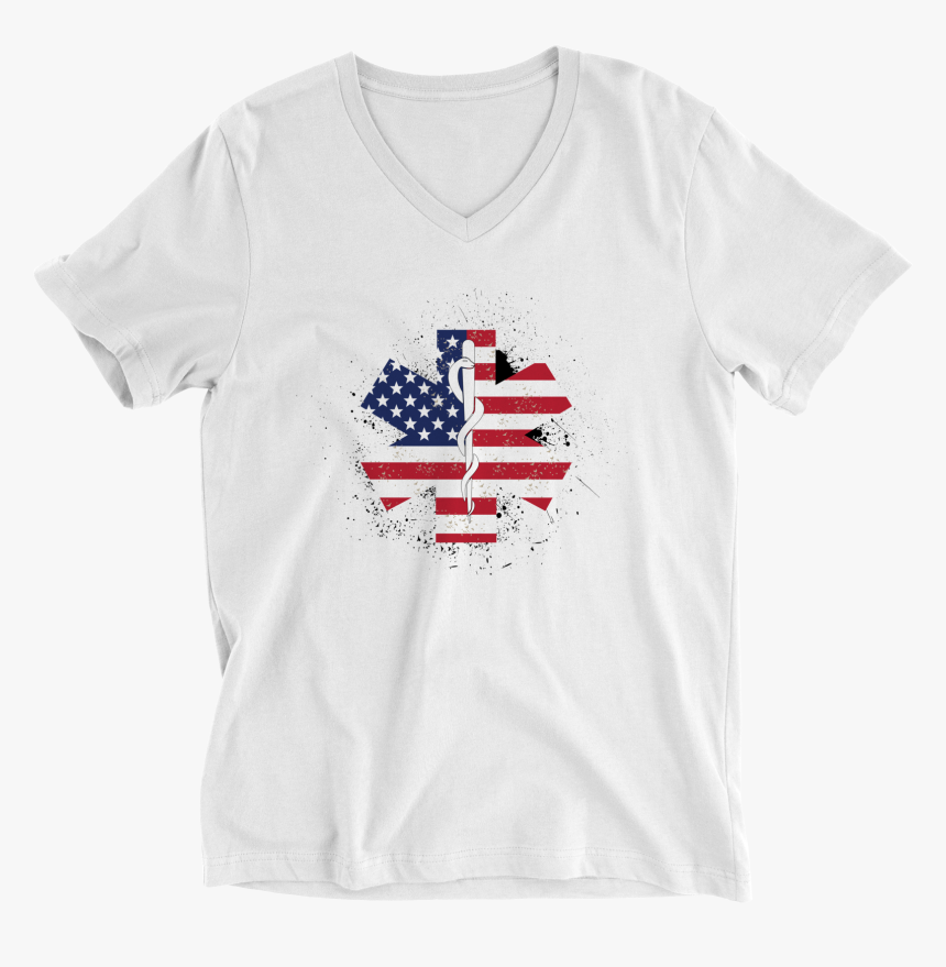 Emt Flag Star Of Life - T-shirt, HD Png Download, Free Download