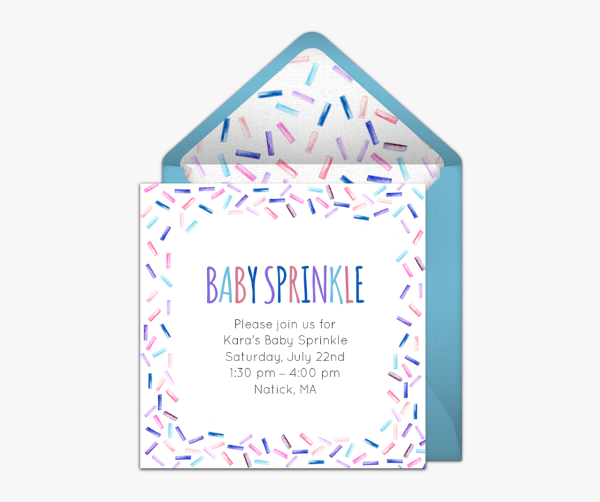 Baby Shower Sprinkles Invitation Free, HD Png Download, Free Download