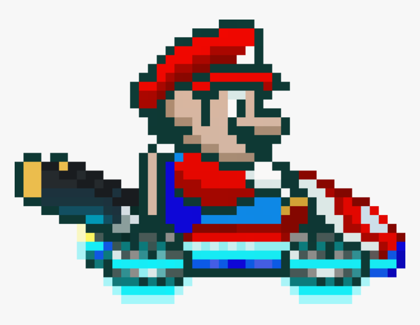 Mario Pixel Png - Mario Kart Transparent Background, Png Download, Free Download