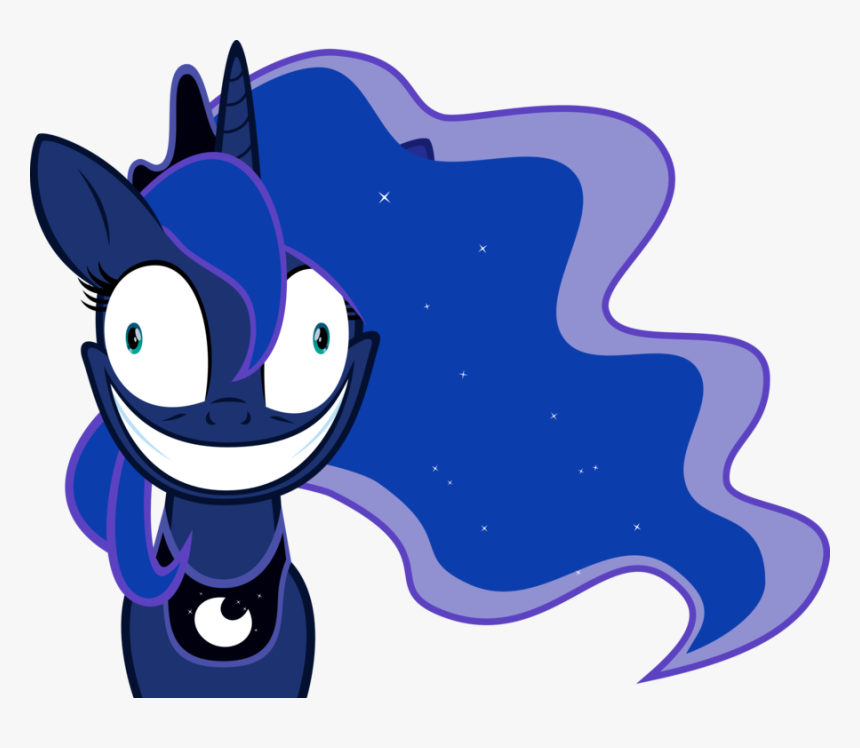 Princess Luna Princess Celestia Pony Cobalt Blue Purple - Mlp Crazy Princess Luna, HD Png Download, Free Download