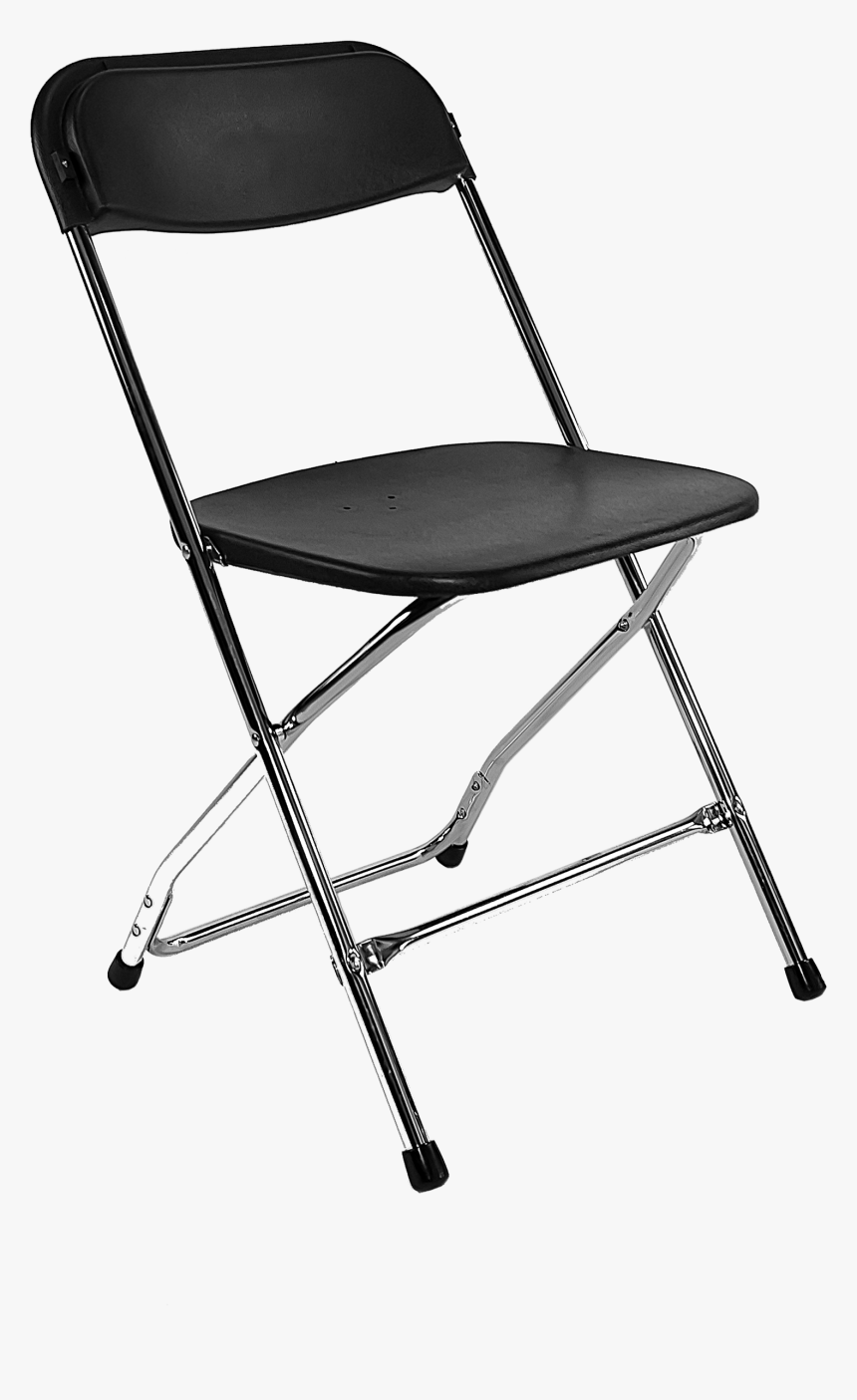 Grey Plastic Folding Chair, HD Png Download, Free Download