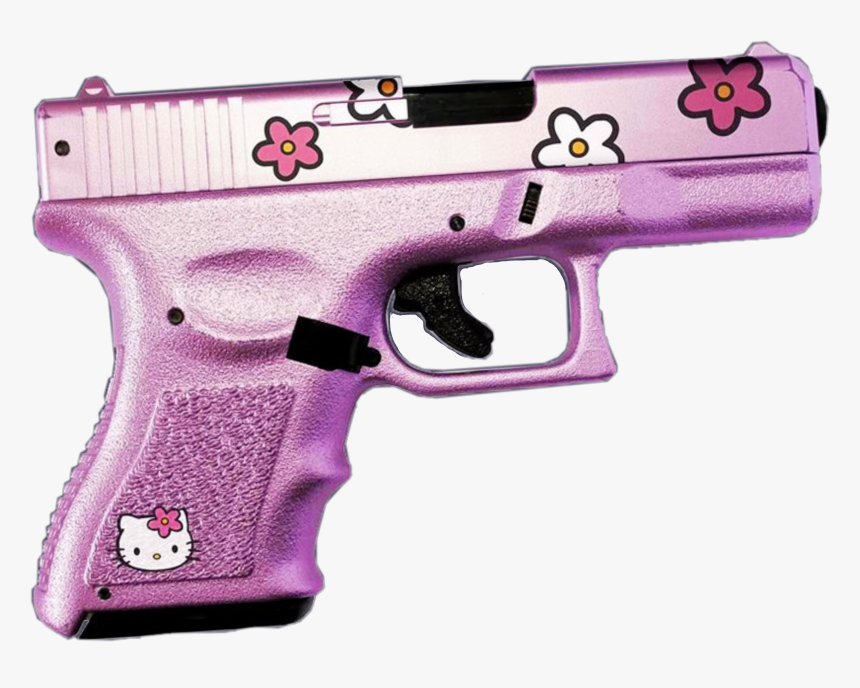 #yamikawaii #gun #kawaii #pink #hellokitty #kawaiigrunge - Hello Kitty Gun, HD Png Download, Free Download