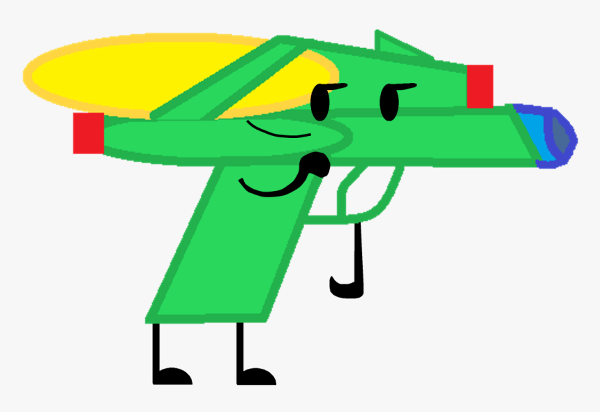 Wtw- Water Gun By Thendo26 - Bfdi Water Gun, HD Png Download, Free Download