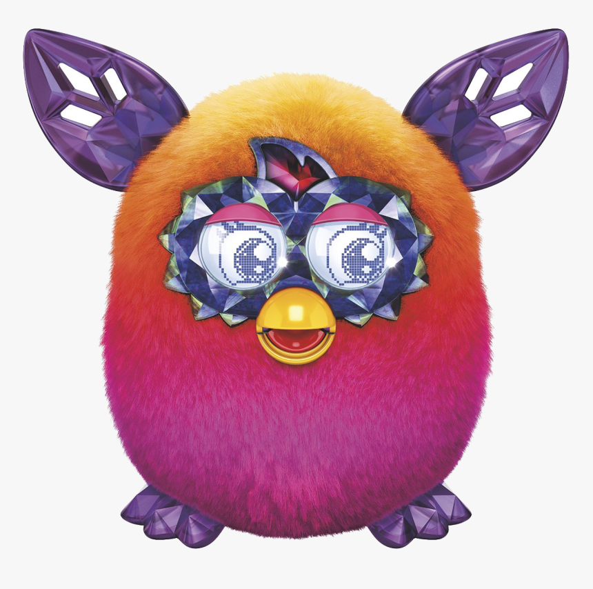 Pink Orange Crystal Furby Boom No Bg - Furby Boom Crystal, HD Png Download, Free Download