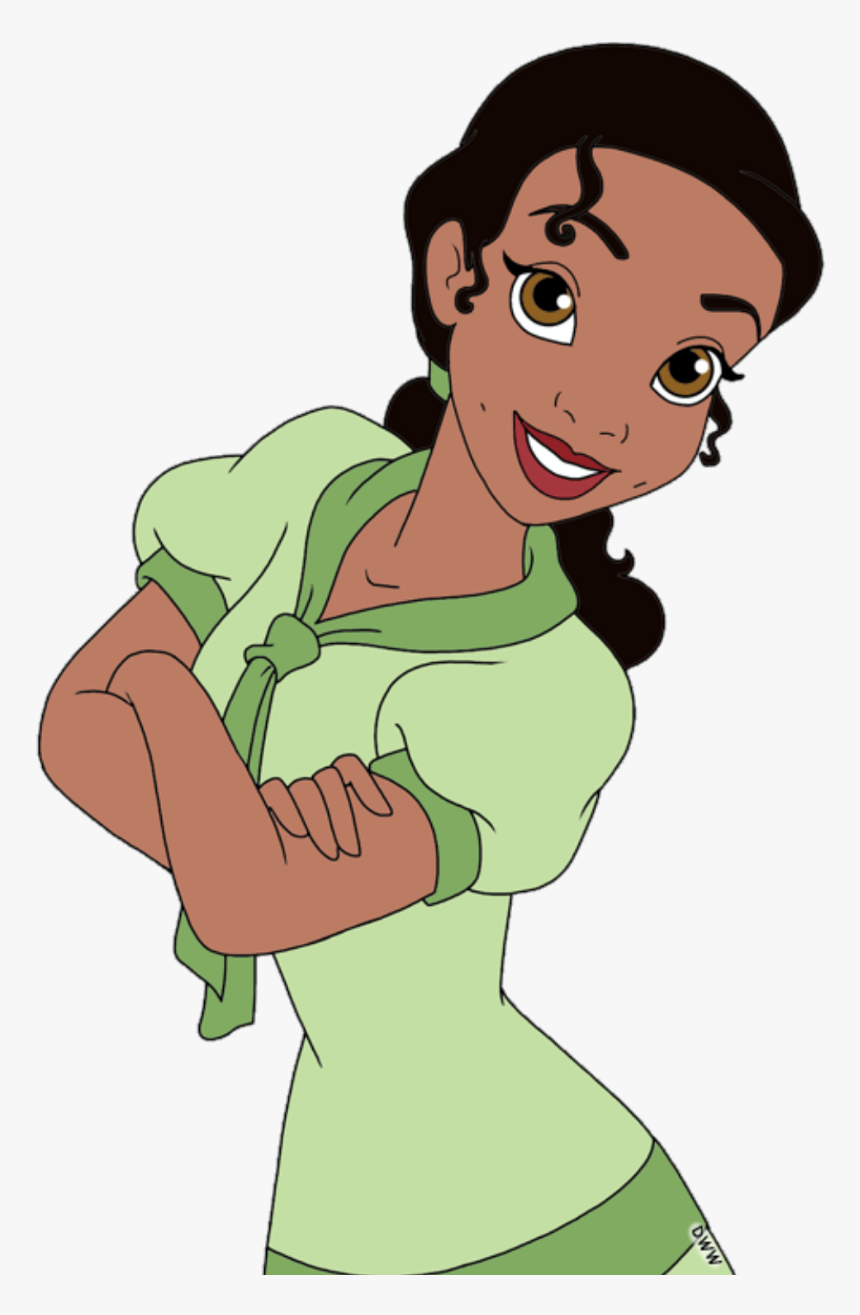 #tiana #princess #princesstiana #disney #laprincesayelsapo - Tiana Princess And The Frog Line Art, HD Png Download, Free Download