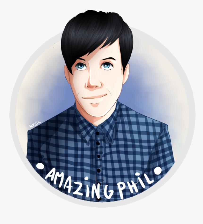 Amazingphil Transparent Blue - Cartoon, HD Png Download, Free Download