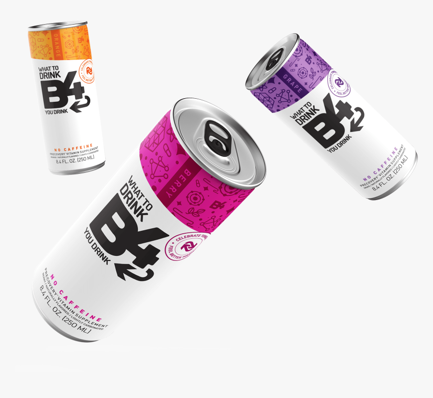 Cans-2 - B4 Hangover Drink, HD Png Download, Free Download