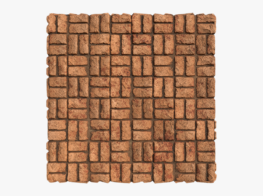 Traditional Red Or Orange Brick Texture In Basket Weave - Brickwork, HD Png Download, Free Download