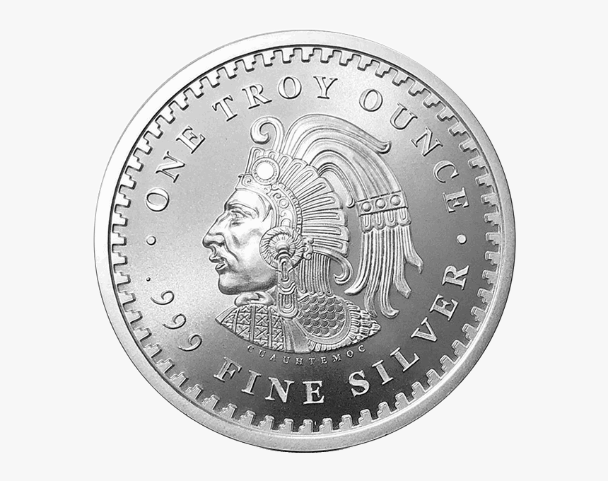 1 Oz Silver Round Aztec Calendar, HD Png Download, Free Download