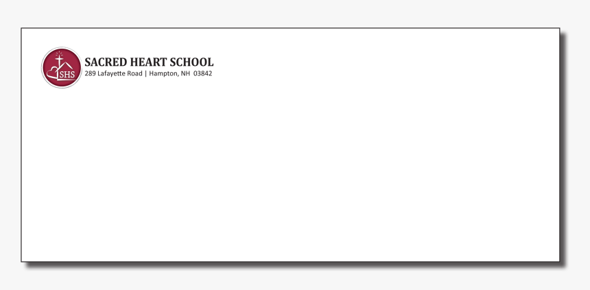 Sacred Heart School Envelope Design Printing Services - Display Device, HD Png Download, Free Download