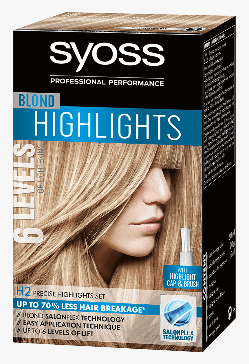 Syoss Com Color Blond Highlights H2 Precise Highlights - Syoss Blonde, HD Png Download, Free Download