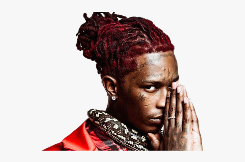 Young Thug Png Pic Young Thug Red Hair, Transparent Png kindpng