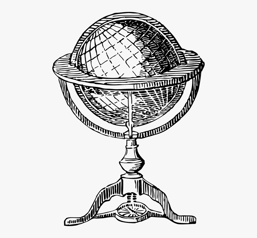 Vintage Globes Clip Art, HD Png Download, Free Download