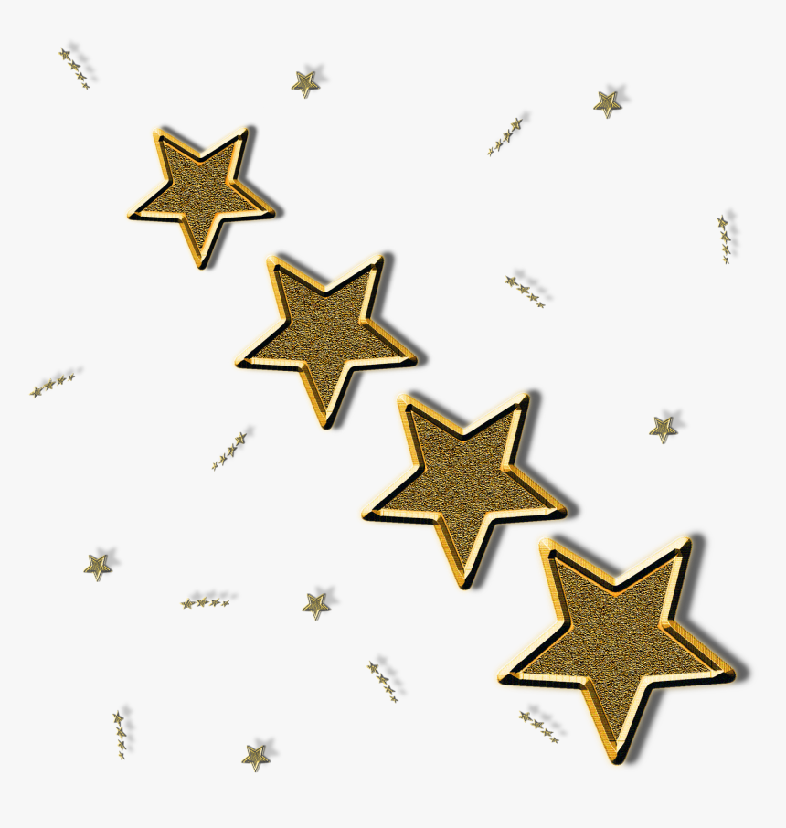 Forgetmenot Golden Stars - Portable Network Graphics, HD Png Download, Free Download