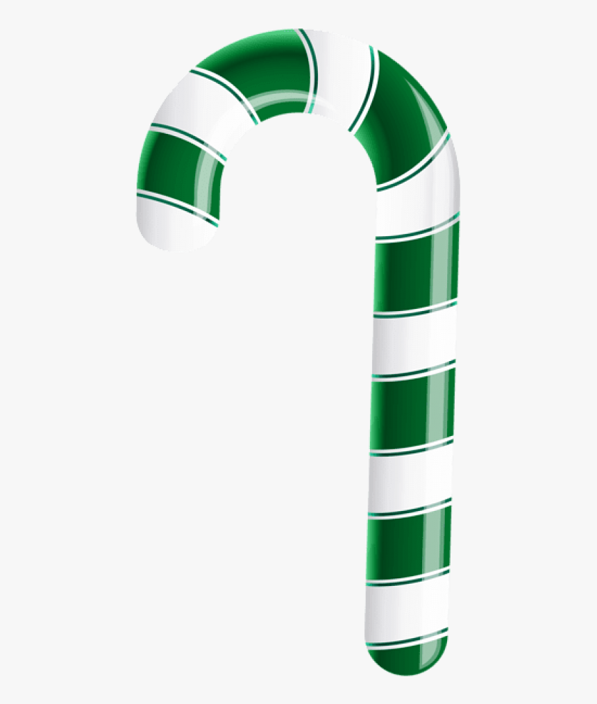 Christmas Candy Cane Green Png Png - Christmas Green Candy Cane, Transparent Png, Free Download