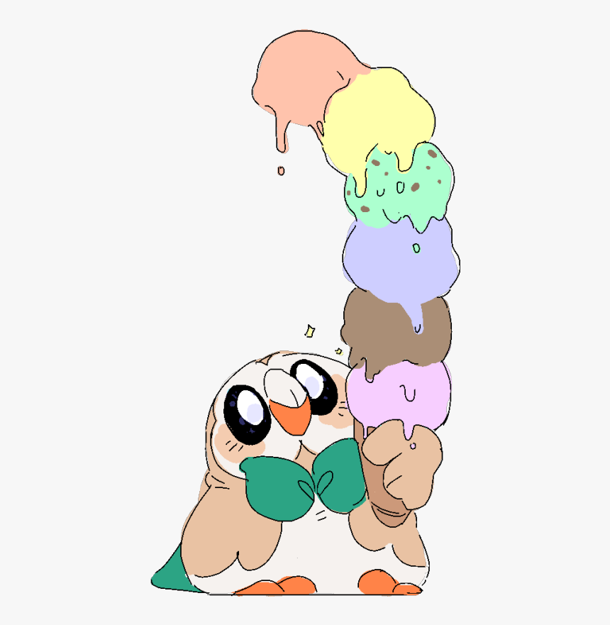 Daily Rowlet Ice Cream, HD Png Download, Free Download