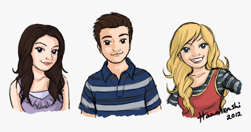 Icarly Scribble By Hanatenshi - Icarly Fan Art, HD Png Download, Free Download