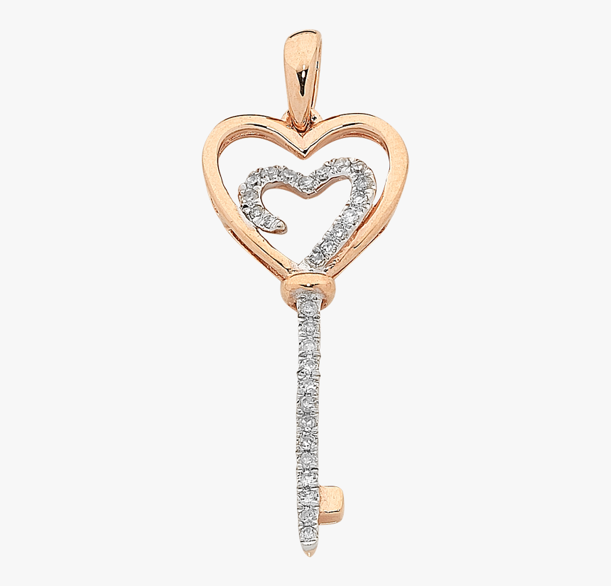 Heart Key Png Clipart - Locket, Transparent Png, Free Download