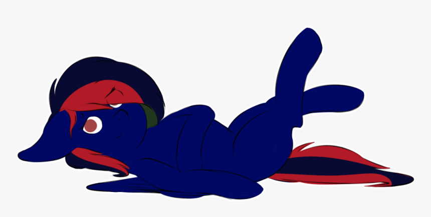 Waffy-butt, Laying Down, Lying, Oc, Oc - Cartoon, HD Png Download, Free Download