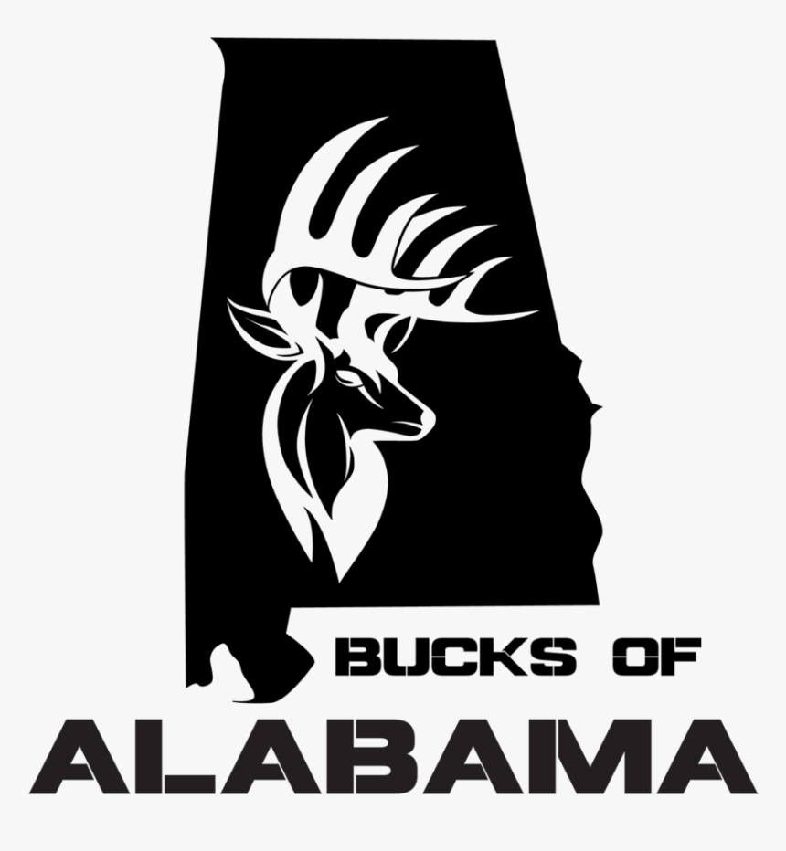 Bucks Of Alabama State Decal - Alabama Decals, HD Png Download, Free Download