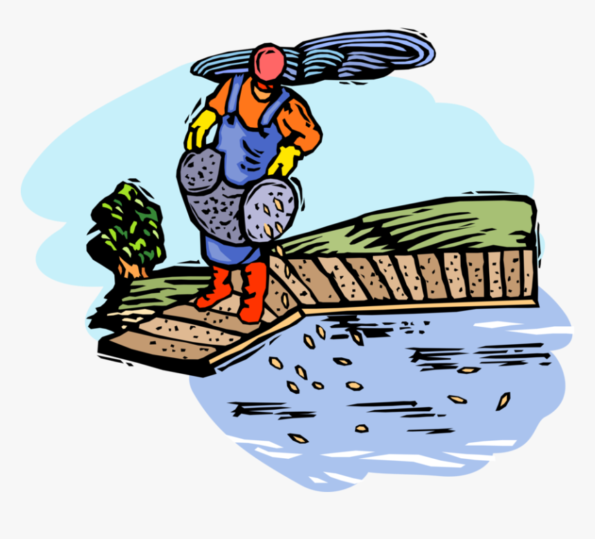 Vector Illustration Of Aquaculture Or Aquafarming Fish - Fish Farm Vector Art, HD Png Download, Free Download