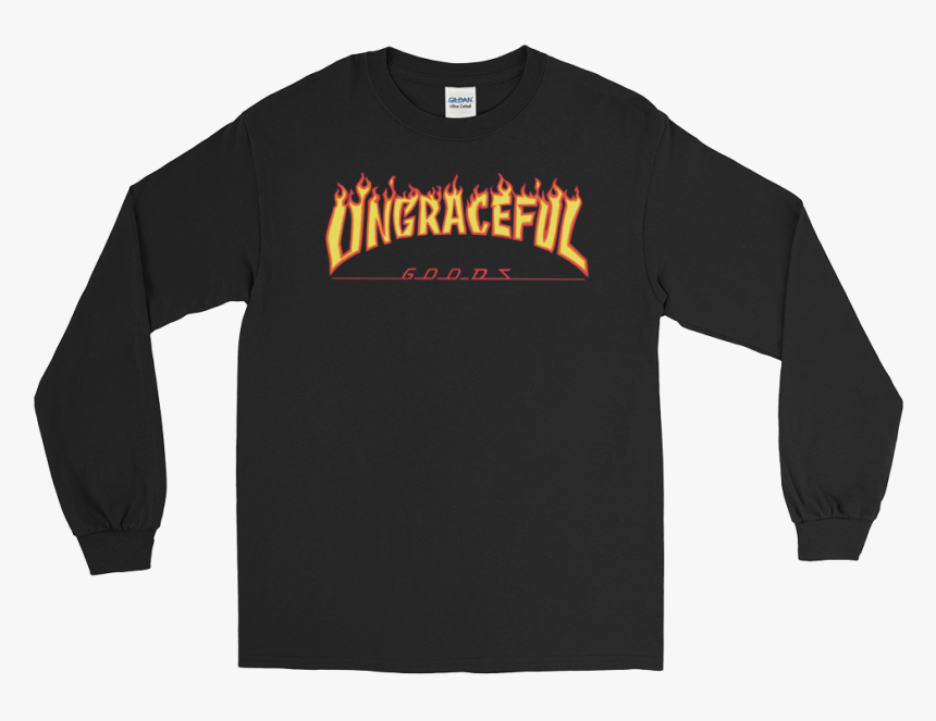 Ungracefully Ripped Off Long Sleeve T Shirt - T-shirt, HD Png Download, Free Download