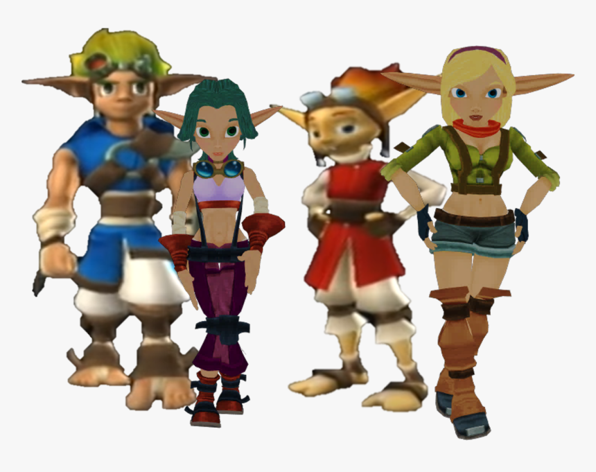 Jak X Keira Hagai And Daxter X Tess Together - Jak And Keira, HD Png Download, Free Download