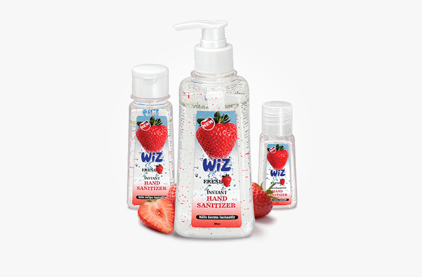 Strawberry Hand Sanitizer - Plastic Bottle, HD Png Download, Free Download