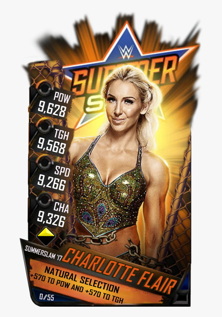 Charlotteflair S3 15 Summerslam17 - Summerslam 17 Wwe Supercard, HD Png Download, Free Download