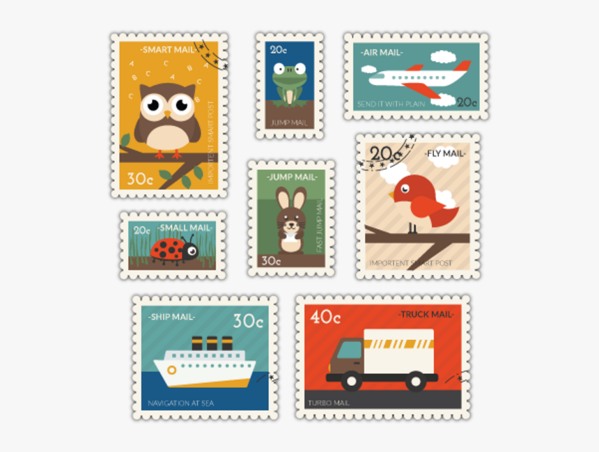 Postage Stamp , Png Download - Stamps Clipart, Transparent Png, Free Download