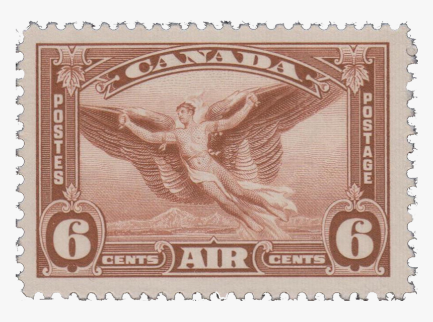 Canada 6 Cent Air Stamp, HD Png Download, Free Download