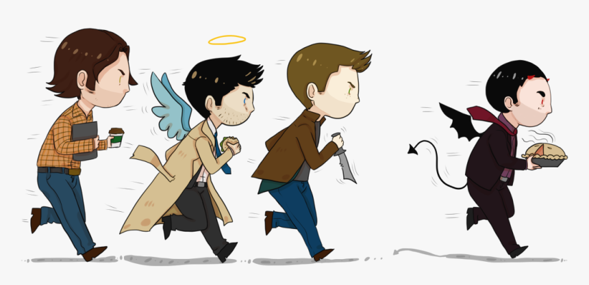 Supernatural Png Dean Sam Castiel - Supernatural Dean Sam Castiel Crowley, Transparent Png, Free Download