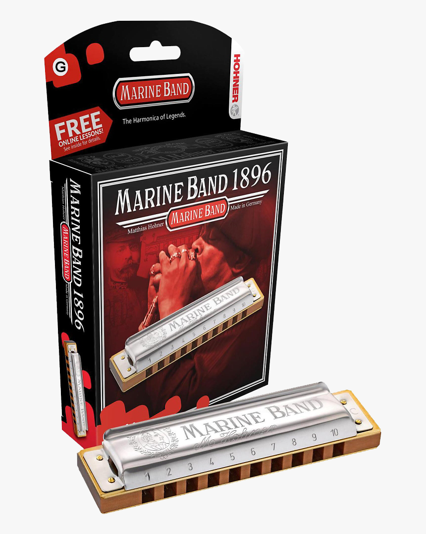 Hohner Marine Band Harmonica Key Of C - Marine Band Harmonica, HD Png Download, Free Download