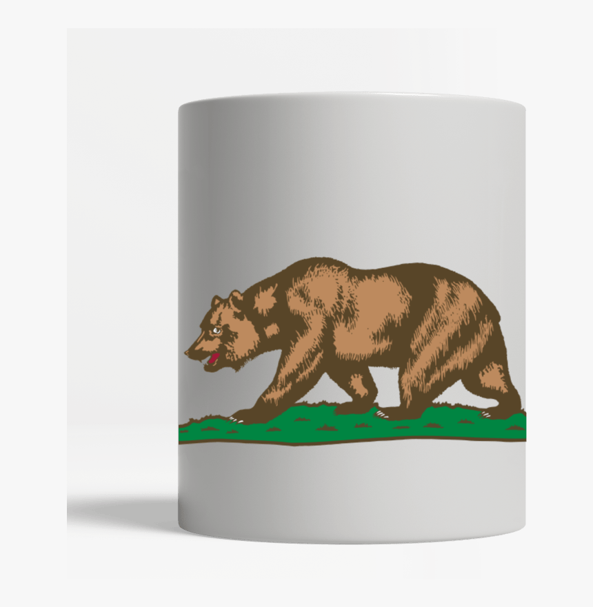 California Bear Mug - Flag Of Salinas California, HD Png Download, Free Download